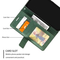Étuis de téléphone en cuir PU avec fentes pour cartes, design portefeuille pour MOTO G75 Edge 40 Neo Samsung Huawei, coque de protection antichoc