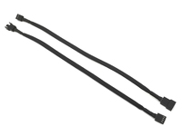 Câble répartiteur de ventilateur PWM 1 à 4 broches à manchon noir pour usage extérieur câble d'extension d'ordinateur