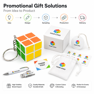 Wholesale 3cm Plastic 3x3 Puzzle Cube Keychain <b>Mini</b> Magic Cube <b>Keyring</b> with Metal Chain Smooth Turning Bulk for Retail Store - Product Image 6