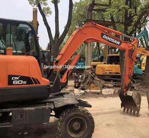 รถขุดล้อยาง Doosan DX60w มือสองจากเกาหลี รถขุดล้อยาง Doosan DX60 นำเข้าพร้อมบรรจุภัณฑ์เดิม - Product Image 5