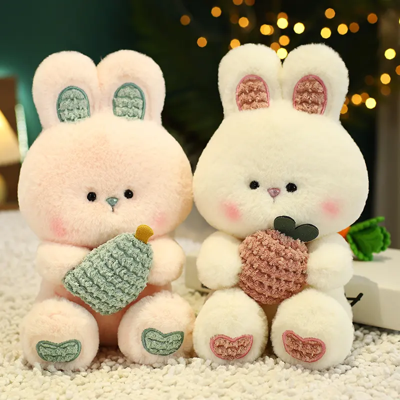 2023 custom stuffed comfortable animal rabbit bunny kawaii cute plush bunny for baby girls