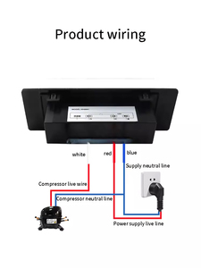 XDHY-8001 thương mại kỹ thuật số tủ lạnh tủ đông nhiệt OEM tùy chỉnh nhựa điều khiển nhiệt độ <span class=keywords><strong>LCD</strong></span> chiếu sáng - Product Image 4