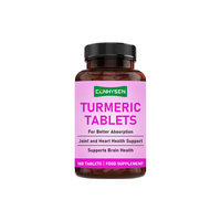 Comprimés de Curcuma Directement de l'Usine avec Racine de Curcuma, Complément Alimentaire pour une Meilleure Absorption, Soutien à la Santé des Articulations et du Cœur