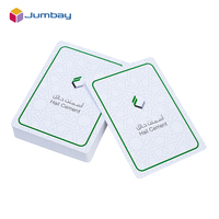 Cartes à jouer écologiques de qualité supérieure jeux de cartes à jouer de poker mat imprimés personnalisés avec boîte-cadeau de type tiroir