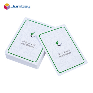 Cartes à jouer écologiques de qualité supérieure jeux de cartes à jouer de poker mat imprimés personnalisés avec boîte-cadeau de type tiroir - Product Image 5