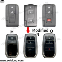 Cangkang Kunci Mobil Modifikasi 2+1 Tombol Grosir untuk Kunci Kendaraan Toyota Prius 2004 - 2009