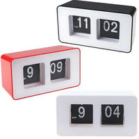 Auto Flip Clock Moderne Retro Vintage Digitaluhr Tisch Datei Down Page Drehen Einfache moderne Home Tool Schlafzimmer Büro zubehör