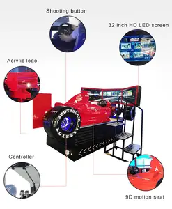 Захватывающий 9d симулятор виртуальной реальности для гонок, F1 автомобиль, игра для вождения, симулятор виртуальной реальности 9D