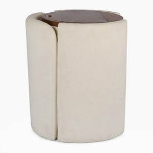 Set Moderno e Accogliente di Sedia e Specchio con Vanity con Spazio di Archiviazione, <span class=keywords><strong>Tavolo</strong></span> da Trucco <span class=keywords><strong>per</strong></span> Salone di Bellezza e Nail Art con Struttura in Legno - Product Image 3