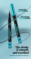 Crayon Kajal Noir Intense, Super Noir Longue Tenue, Anti-Bavures et Imperméable, Maquillage Yeux Collection Mode 0.5g