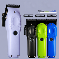 Tondeuse à cheveux sans fil 4500 mAh, moteur sans balais 8800 tr/min, faible bruit, pour barbier, salon, toilettage masculin, rasoir électrique