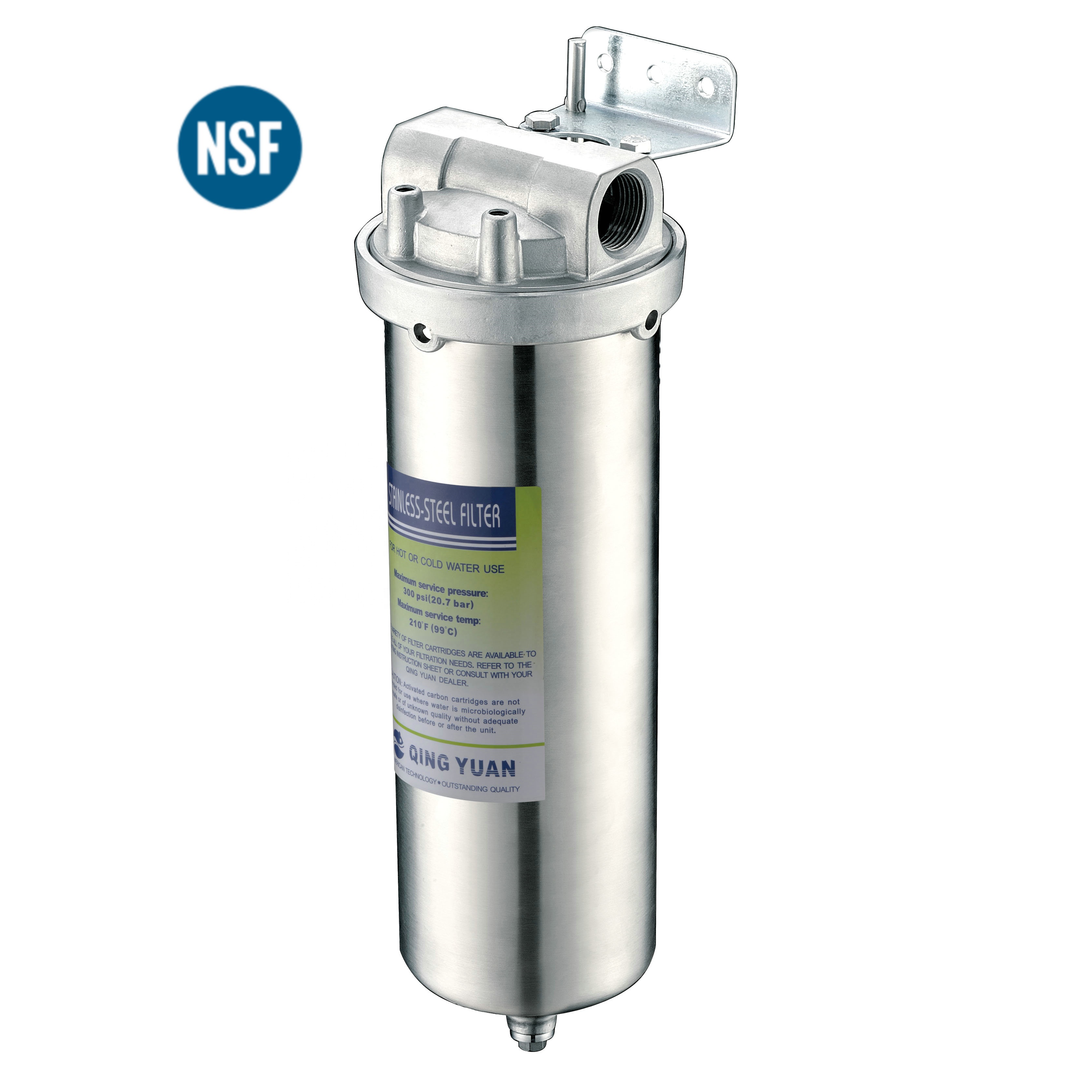Торговый центр Хуэй NSF HRS-10C из нержавеющей стали 304 корпус фильтра воды приборы для очистки воды