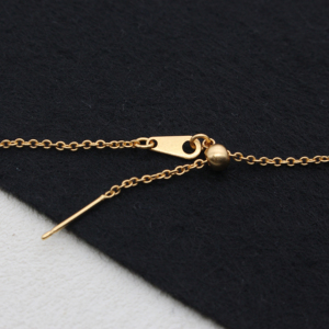 Collana fatta a mano collana Vintage Premium simbolo MQ ciondolo di cristallo blu per Virgo - Product Image 5