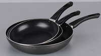 Poêle à frire antiadhésive multi-taille en aluminium antiadhésif oeuf omelette Steak cuisine poignée résistante à la chaleur pour la cuisine à domicile
