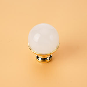 Bouton de meuble moderne en alliage de zinc à trou unique pour tiroirs et armoires - Forme circulaire, installation facile, cuisine, chambre, salle de bain - Product Image 5