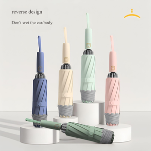 LM-L ร่มพับได้<span class=keywords><strong>3</strong></span>ทบอัตโนมัติขนาดกะทัดรัดน้ำหนักเบา, ไฟฉาย LED สำหรับผู้ใหญ่ดีไซน์สุดสร้างสรรค์สำหรับการเดินทางสมัยใหม่ - Product Image 2