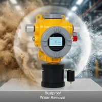 Détecteur de gaz H2S, CO, NO2, CO2 sans fil à télécommande infrarouge avec pompe fixe et filtre d'aspiration pour usine pétrochimique et d'épuration