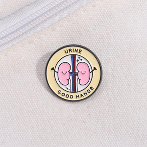 Medizinischer Emaille-Pin, Cartoon Niedliche Nieren-Anstecknadel, Lustige Urin-Brosche, Urologie-Abzeichen, Arzt-Krankenschwester-Geschenk, Zubehör - Product Image 2