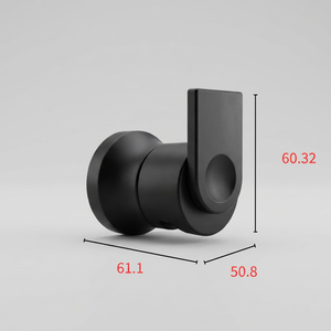 Matte Black Wall Mounted Robe <b>Hook</b> Coat <b>Hook</b> for Entryway Mudroom Bathroom <b>Towel</b> Hanger - Product Image 3