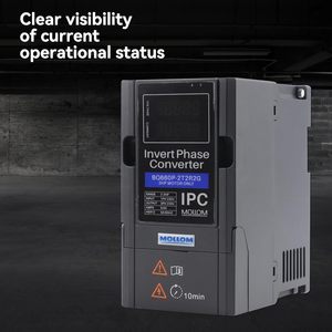 Convertidor de Fase Inversor Mollom 7.5KW 220V Monofásico a Trifásico 10HP 32A para Motor Trifásico - Product Image 4
