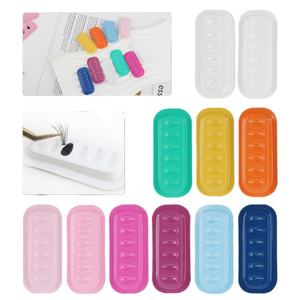 Pinky leem - 100 Piezas de Copas para Extensiones de Pestañas, Herramientas Desechables para Extensiones de Pestañas, Anillo de Pegamento para Pestañas, Soporte de Pegamento de Plástico - Product Image 3