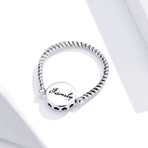 Nuovo gli uomini e le donne <span class=keywords><strong>anello</strong></span> <span class=keywords><strong>della</strong></span> parete dell'albero di <span class=keywords><strong>vita</strong></span> di 925 <span class=keywords><strong>anello</strong></span> in <span class=keywords><strong>argento</strong></span> girevole creativo retrò <span class=keywords><strong>anello</strong></span> SCR667 - Product Image 3