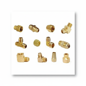 Best Selling OEM High Quality Brass Flare Fittings and Nuts 10mm Pipe Size <b>Compressor</b> Bushing Head Model Available - Product Image 1