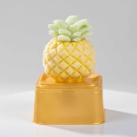 Popsicles 3D aux fruits en gros, champignon, pêche, fraise, glace virus, glace célèbre sur internet, délicieuse pêche