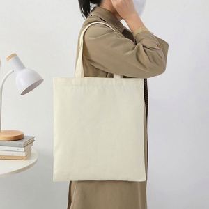 Customizable Size Solid Color Eco-friendly Canvas Tote Bag Custom Canvas Tote Bag, Canvas Shoulder Bag, Custom Canvas Bag - Product Image 4