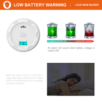 Système d'alarme photoélectrique intelligent Anka Smart Fire Security Hub, détecteur de fumée et de CO sans fil, portable, alimenté par batterie, interconnecté