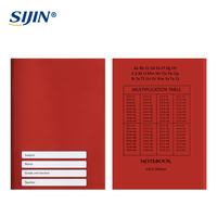 Cahier d'exercices A5, carnet scolaire, reliure à chevalet, papier épais, 14,5x20cm, papeterie de bureau et éducative, personnalisable, vente en gros