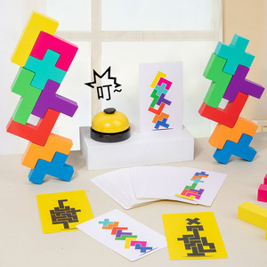 Bloques de Construcción Rusos <span class=keywords><strong>Versus</strong></span>, Juguetes Educativos Tempranos para Niños, Rompecabezas de Lógica, Ayuda Espacial, Juguetes Educativos de Geometría para Niños - Product Image 6