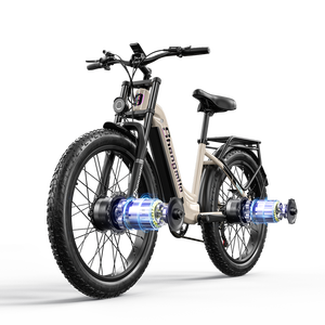 Bicicleta Eléctrica S700 de 2000W con Doble Motor para Adultos, 48KM/H, 7 Velocidades, para Uso en Ciudad y Montaña, 48v - Product Image 2