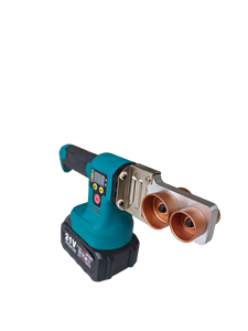 Machine à souder thermofusible industrielle électrique 21V à moteur sans balais, 20-63mm, outil à batterie lithium, équipement de soudage portable sans fil - Product Image 3