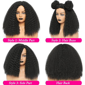 <span class=keywords><strong>Parrucche</strong></span> frontali con <span class=keywords><strong>capelli</strong></span> lunghi <span class=keywords><strong>capelli</strong></span> naturali Afro-ricci 4C - Product Image 6