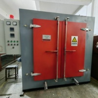 Four de cuisson industriel à haute température en acier inoxydable pour plaques, grande chambre de séchage et de chauffage pour revêtement en poudre et plaquettes de frein, avec pompe PLC