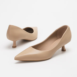 1702-6 tacchi alti professionali da donna in 2025, nuova etichetta per abiti formali con tacco sottile a punta e scarpe da lavoro per assistenti di volo - Product Image 5