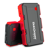 Démarreur de voiture 12V 8000mAh, 800A de crête, démarre les véhicules essence 5.0L et diesel 4.5L, avec lumière LED, batterie au lithium