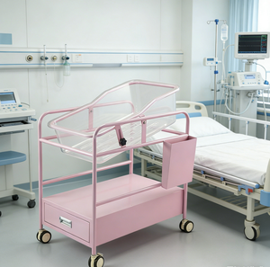 Lettino Ospedaliero per Neonati HOCHEY MEDICAL in Materiale ABS, Facilmente Spostabile, con Ruote - Product Image 2