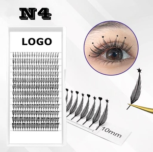 Nuevo Diseño de Extensiones de Pestañas Estilo Anime SPIKE, Longitud Mixta, Curvatura J L Cd, Coreanas, PBT, Libres de Crueldad Animal, Hechas a Mano, Bandejas Preformadas Suaves 3D - Product Image 5