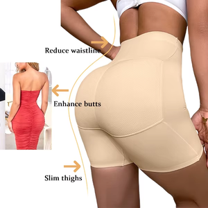 Vente en gros de culotte moulante contrôle du ventre pour femme taille haute rehausseur de hanche culotte de contrôle rembourrée - Product Image 6