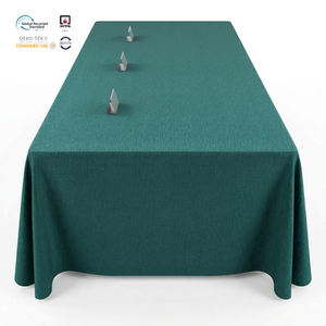 Mantel Redondo de Poliéster Jacquard Floral Azul Marino Antidecoloración de 108 Pulgadas, Impermeable, Ecológico y de Alta Resistencia para Eventos - Product Image 1