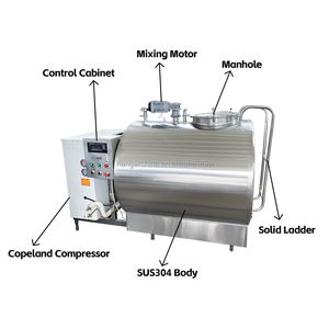 Réservoir de stockage de lait de refroidissement haute capacité 500l <span class=keywords><strong>Prix</strong></span> - Product Image 5