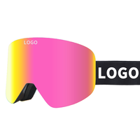 Lunettes de ski polarisées Yijia Optical en gros, lunettes de snowboard UV 400, lunettes de ski surdimensionnées, lunettes de snowboard magnétiques