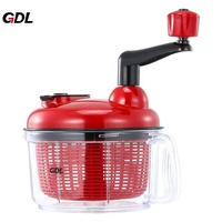 Multifunctionele voedselprocessor, handmatige snijder, eigeel scheider, 5-in-1 groente- en fruitmixer, roestvrijstalen messen, plastic, handmatig