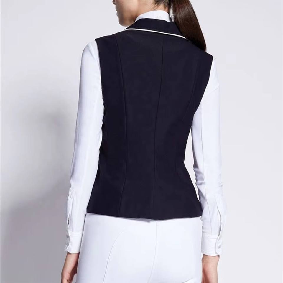 Custom Riding Vest Wholesale Custom Horse Rider Show Vest 88% Nylon 12% Spandex Equestrian ...