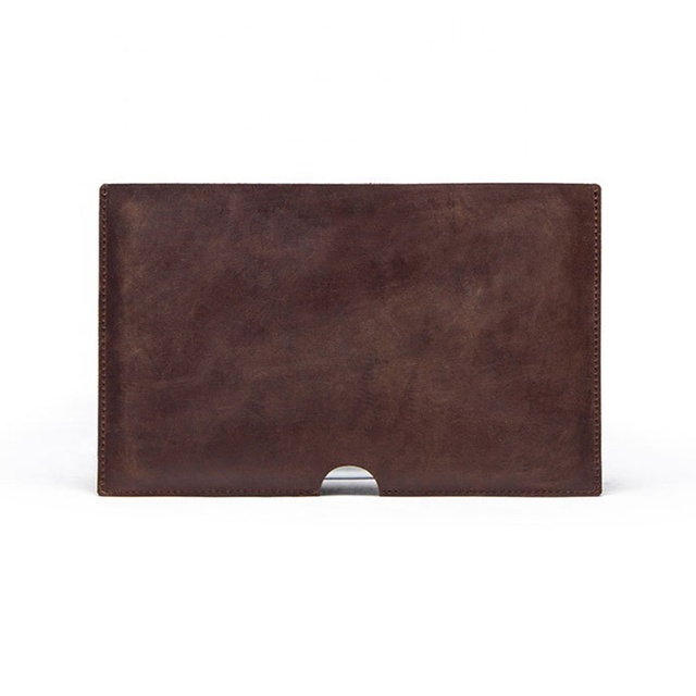 Custom Leather Pad Protector Sleeve Genuine Leather Tablet Cover Pouch
