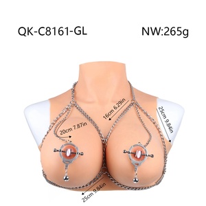 QKKQ Screw Lock <b>Ring</b> Nipple Clamps with Bell Pendant BDSM Nipple Pain Clamps Breast <b>Clips</b> Breast Bondage Play Sex Toys - Product Image 4