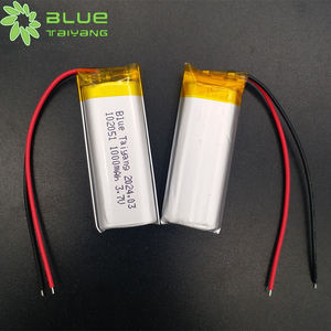 Batería de Polímero de Litio Blue Taiyang 102051, Baterías Lipo de Iones de Litio de 3.7v 1000mah - Product Image 3