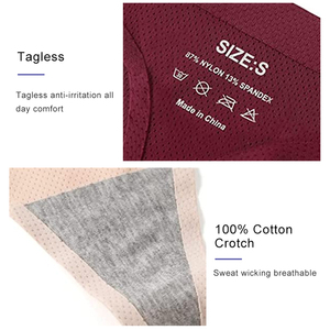 Culottes sans couture en soie glacée pour femmes, confortables, en spandex, vente en gros ODM/OEM, <span class=keywords><strong>sous</strong></span>-vêtements personnalisés pour femmes, culottes unies sans couture pour adultes - Product Image 6